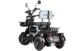 Трицикл электрический Wanshida UN MOTO 60V 650Вт (черный)