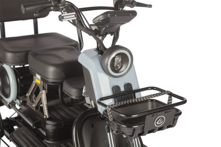 Трицикл электрический Wanshida UN MOTO 60V 650Вт (черный)