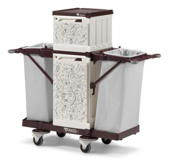 Тележка TTS MagicArt 07 Safety (2 отделения, рисунок KAPOK, 2 держ. мешка)