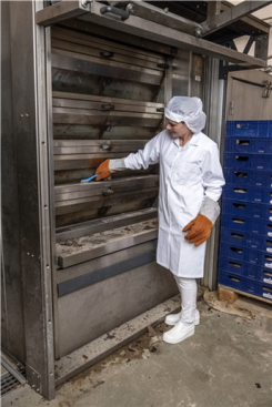 Щетка для чистки деталей Vikan термостойкая (205мм, синий)