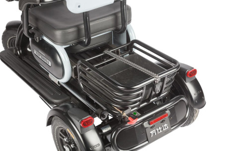 Трицикл электрический Wanshida UN MOTO 60V 650Вт (черно-синий)