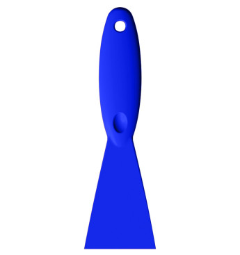 Скребок ручной Haug Bursten (75мм, узкий, синий)