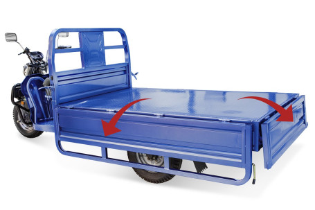 Трицикл электрический Rutrike Эксперт ПРО 2000 (серый) (024610-3124)