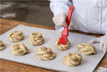 Кисточка для выпечки Vikan (30мм, мягкий, красный)